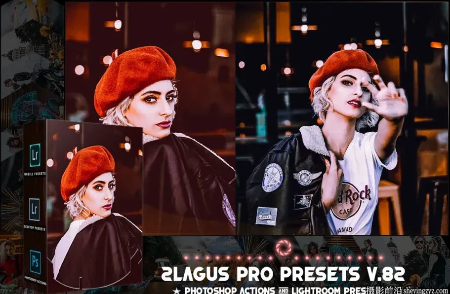免费lr预设-复古电影人像调色LR免费预设 PRO Presets - V 82