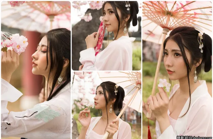 古风汉服美女写真RAW格式原图,后期修图练习RAW素材