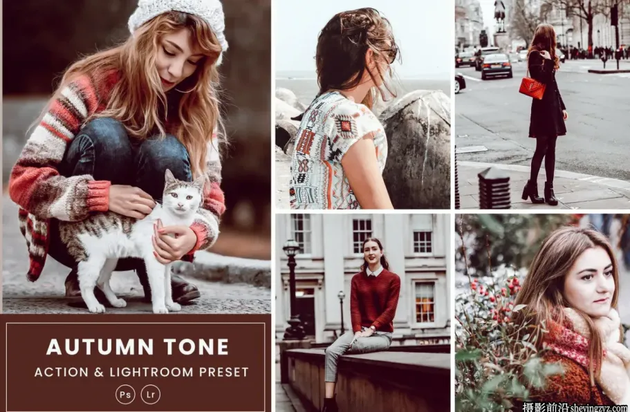 秋季电影胶片人像调色LR预设与PS动作 Autumn Tone Lightrom Pres