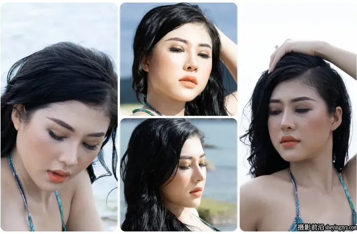 海滩比基尼美女人像摄影RAW原图素材ARW格式10张