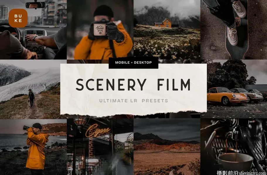 黑暗电影风光LR预设/手机调色滤镜 Scenery Film  Lightroom Presets