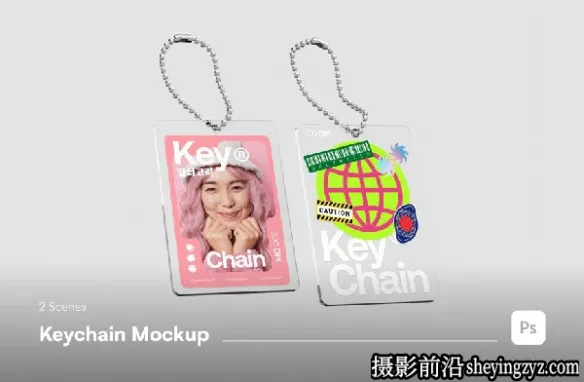 钥匙扣样机,钥匙扣产品样机模型