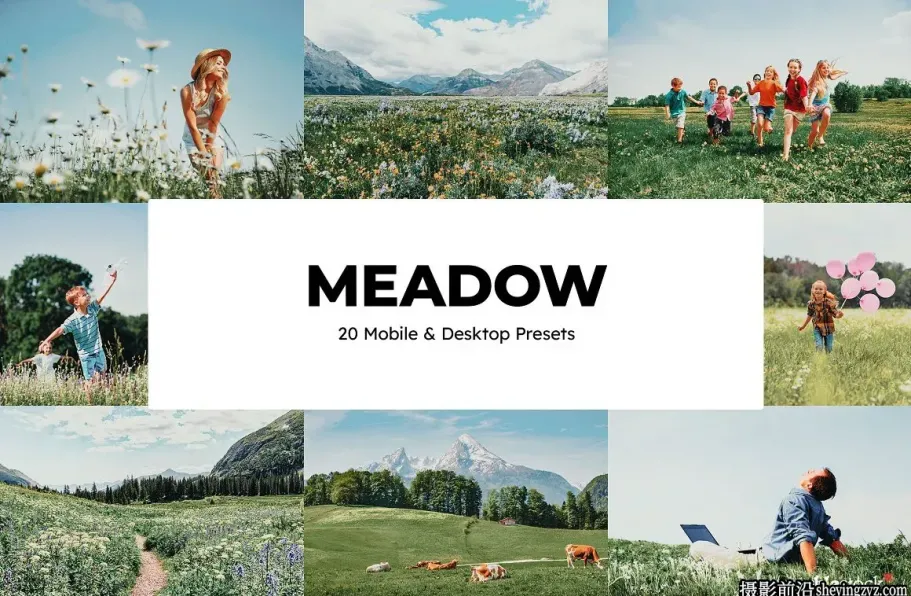 旅行户外色彩调色LR/LUT预设 Meadow Lightroom Presets