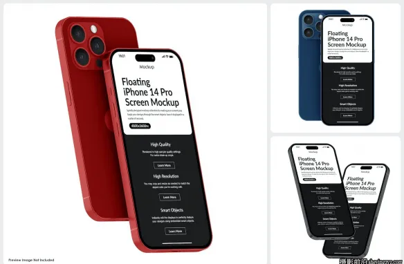 iPhone14Pro灵活角度手机样机