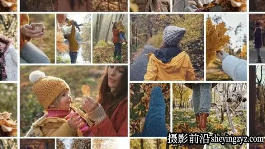 AE模板-照片视频墙展示开场片头 Mosaic Photo Collage Video Template