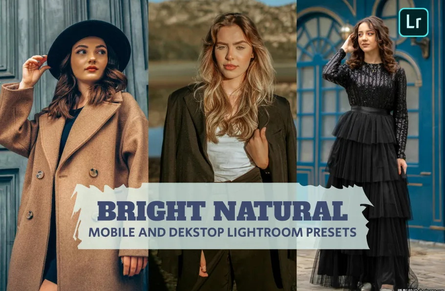 自然光电影人像调色lr预设及手机lr预设 Natural Lightroom Presets