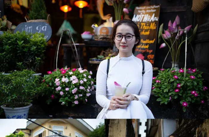 时尚街拍越南旅拍清纯美女RAW原图练习素材9张