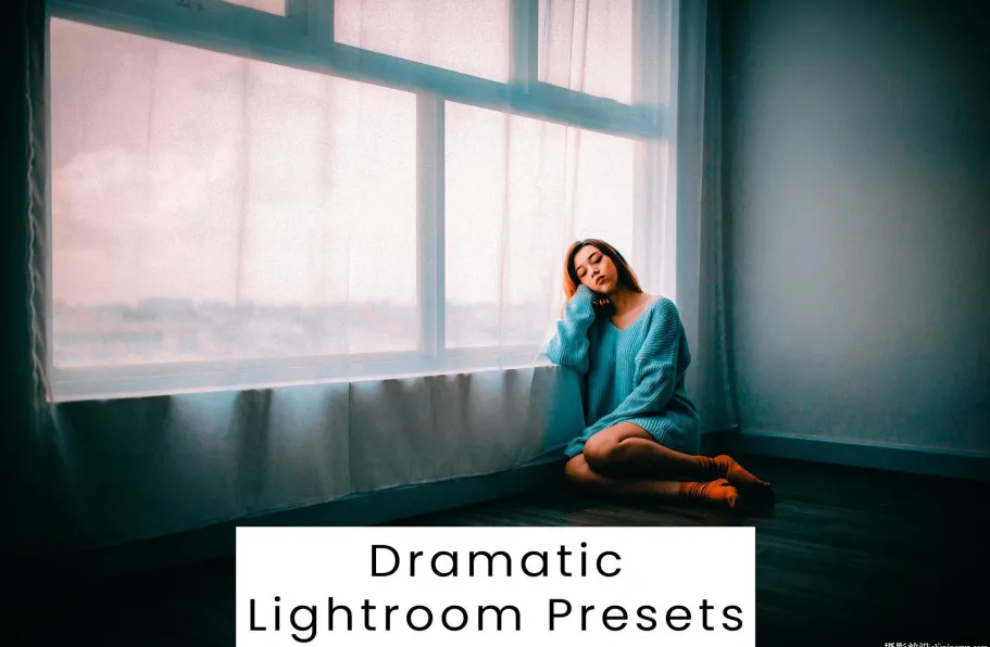10种青橙色情绪人像调色Lightroom预设Dramatic Lightroom Presets