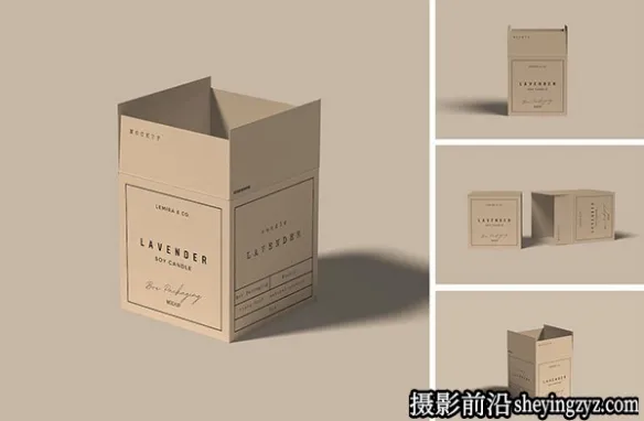 快递纸箱盒子包装样机