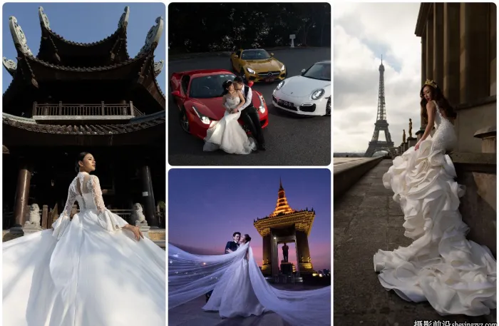 高端影楼婚纱大片摄影RAW格式原图,婚纱修图练习RAW素材