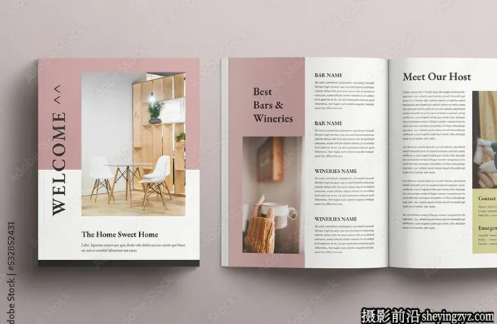 杂志版式设计排版布局InDesign模板