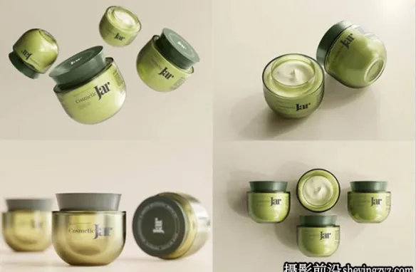 化妆品罐包装样机