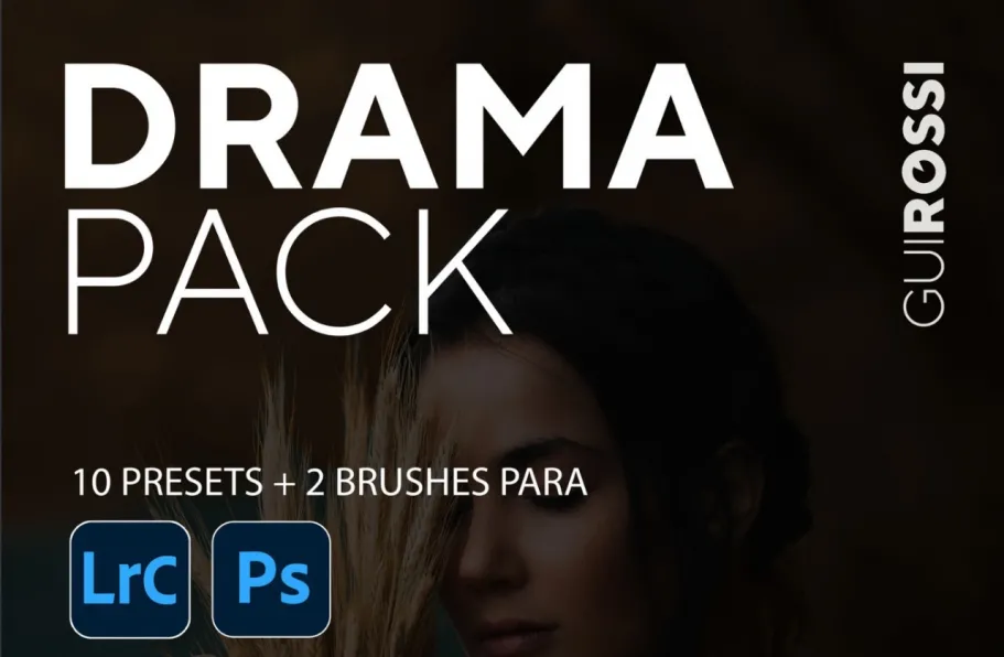 戏剧性情绪电影人像调色LR预设手机LR预设 DRAMA PRESETS PACK