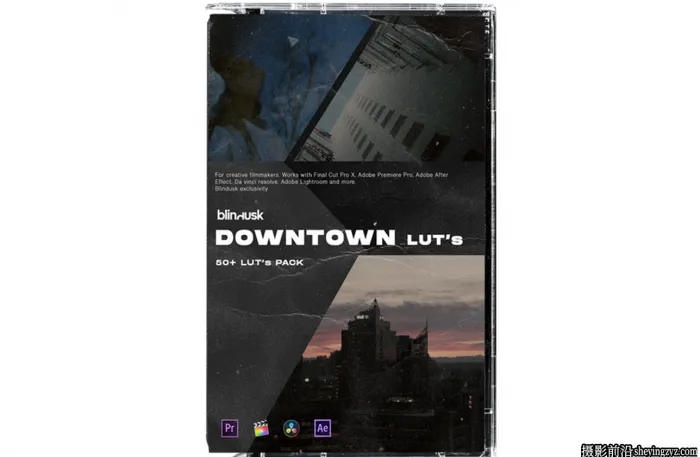 30种城市中心街头电影调色LUT预设 Blindusk - Downtown Luts