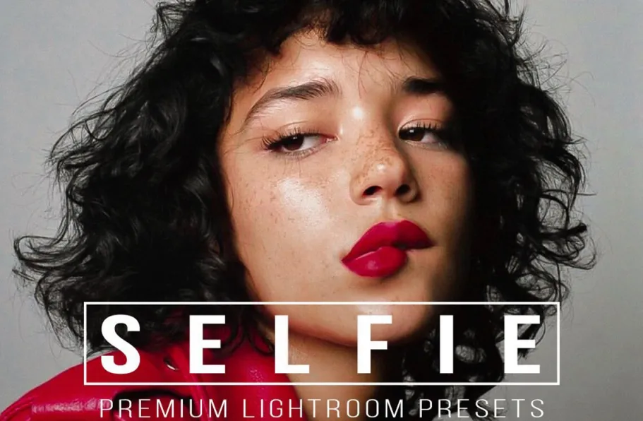 人像皮肤修饰滤镜Lightroom预设 BLOGGER SELFIE Lightroom Presets