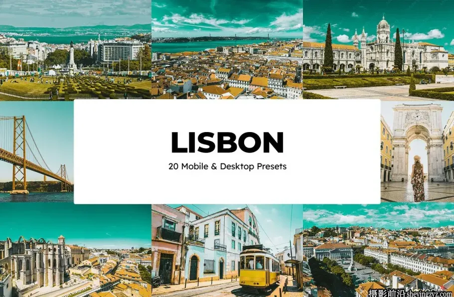 里斯本旅拍人文风光调色LR/LUT预设 Lisbon Lightroom Presets LUTs