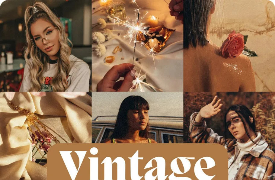 复古电影颗粒胶片Lr预设 LouMarks-Vintage Film Lightroom Presets