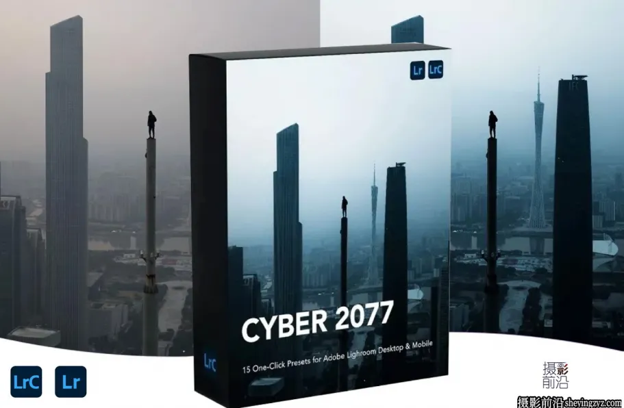 科技感城市电影风光LR预设及手机lr预设 Urbexmode -CYBER 2077 PACK