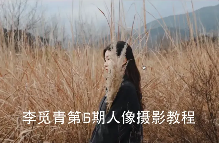 李觅青唯美人像摄影布光构图及后期课程第6期