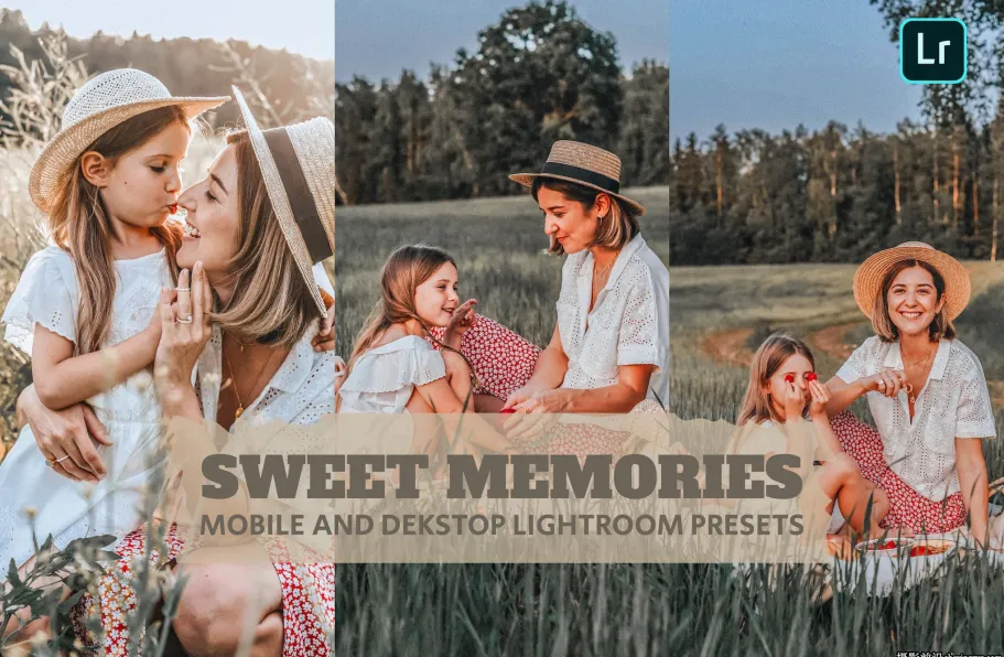 免费家庭人像电影胶片LR预设ACR调色预设 Sweet Memories Presets