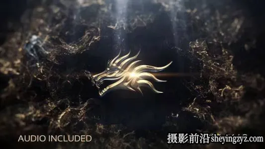 AE模板-冲击波能量Logo动画 Blockbuster Logo