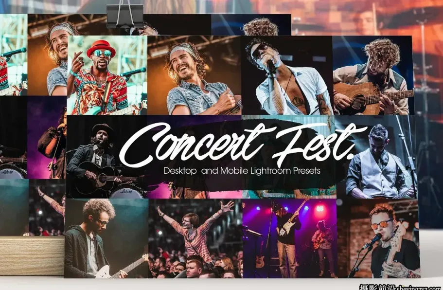 音乐会演唱会舞台摄影人像LR预设 Concert Night Lightroom Presets