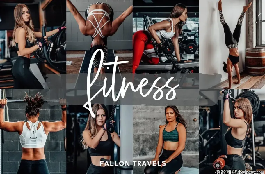 健身房健身博主人像手机调色LR预设 Fitness Lightroom Presets