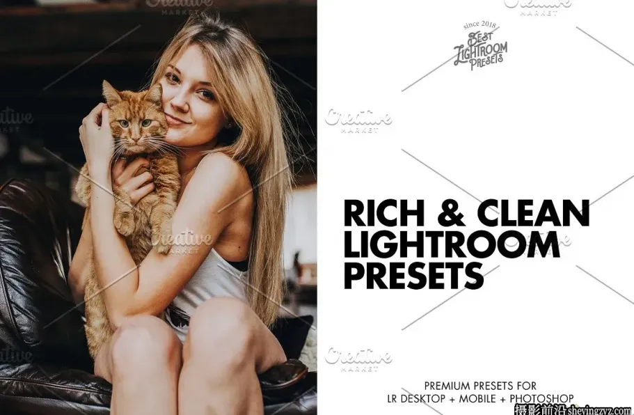 电影胶片干净人像调色LR预设手机滤镜Rich Clean Lightroom Presets