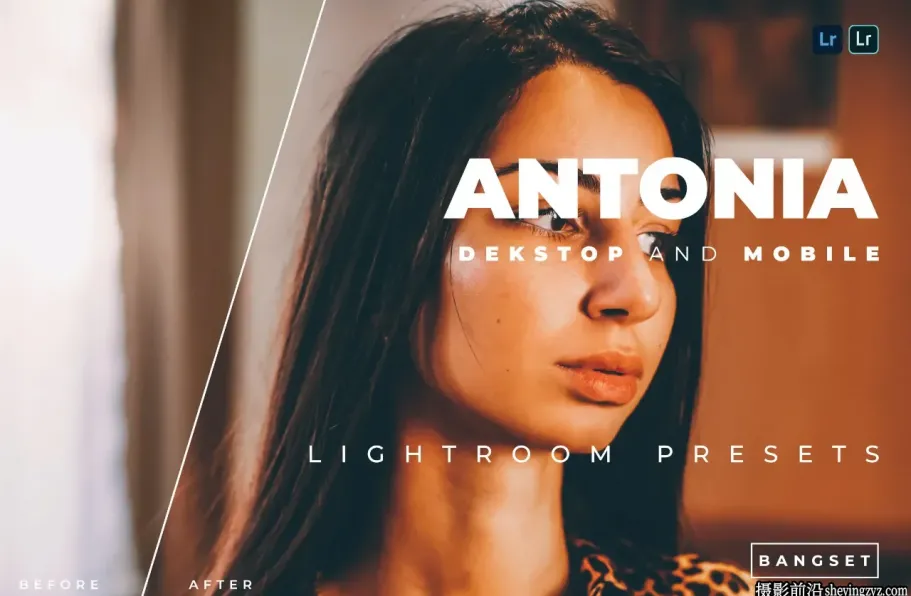 复古温暖电影人像LR预设手机调色滤镜 Antonia Lightroom Preset