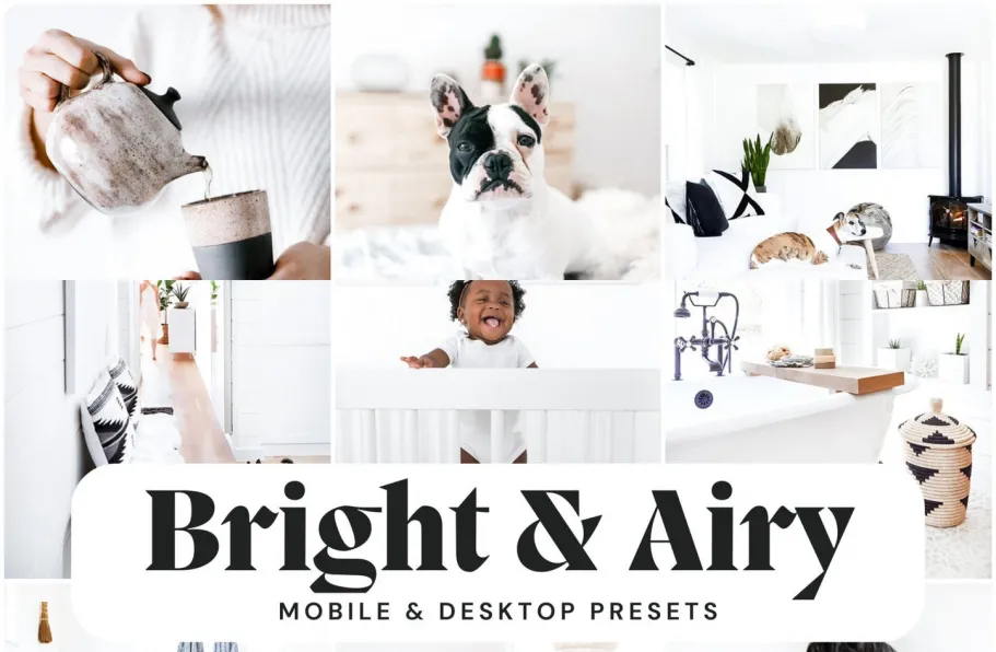 明亮通透家庭人像LR预设 LouMarks -Light Airy Lightroom Presets