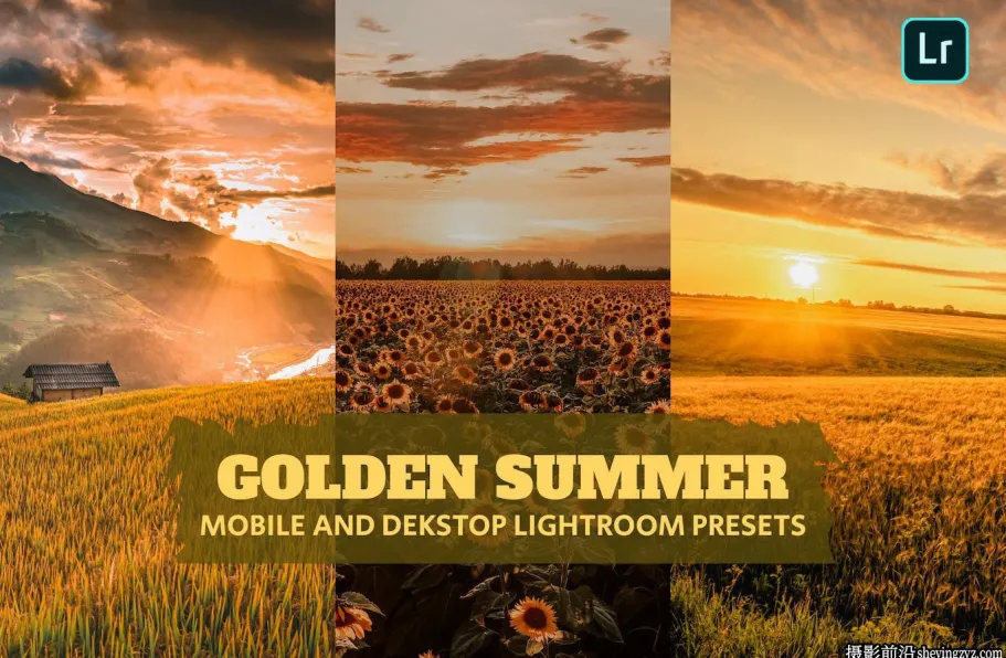 金色电影风光人像LR预设及手机LR预设 Golden Summer Presets