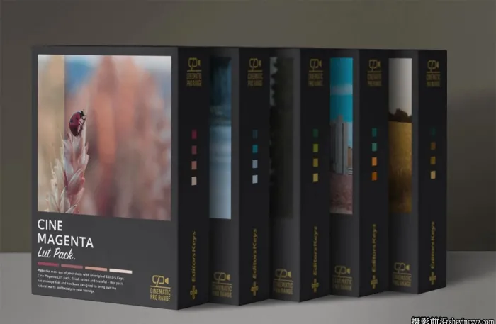 Editorskeys-专业版电影LUT预设5套合集 Cinematic PRO Lut 5 Pack