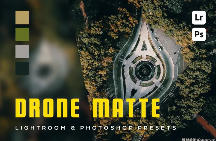 无人机电影风光lr预设/手机版预设 Drone Matte Lightroom Presets