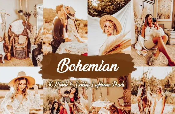 波西米胶片风人像Lightroom预设 Bohemian Lightroom Presets