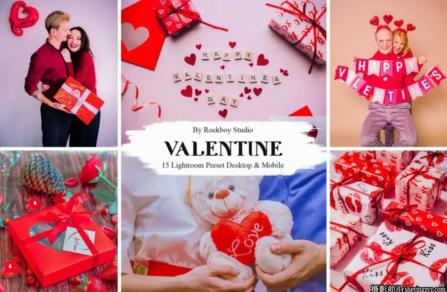 免费LR预设-15种情人节人像调色LR预设 Valentine Lightroom Presets