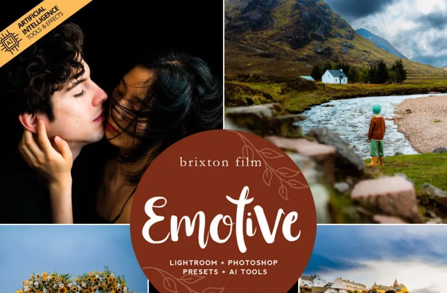 TheLuxeLens 情绪人像AI自适应预设 AI Emotive Lightroom Presets