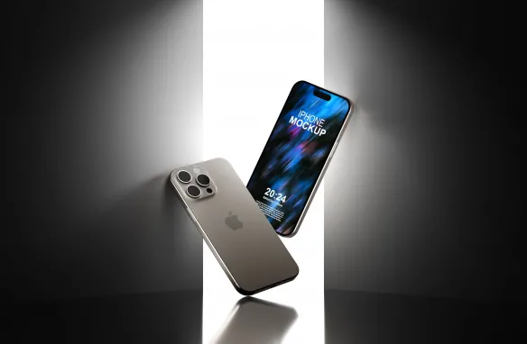 Iphone15Pro手机样机,Iphone样机模型
