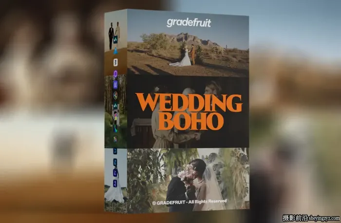 波西米亚婚礼LUT调色预设 GradeFruit - Wedding Boho LU...