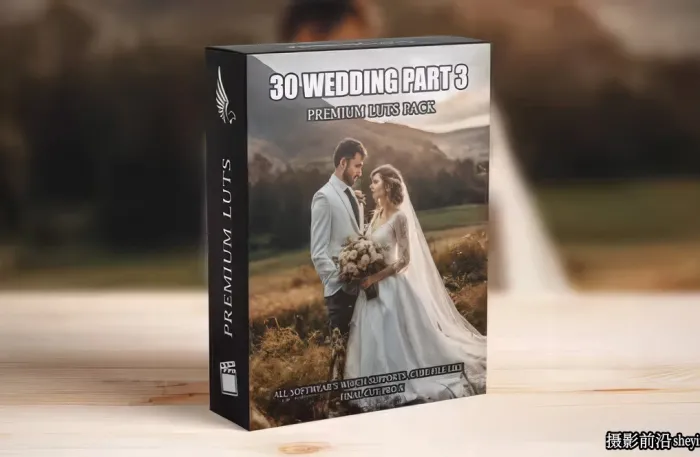 30个最佳婚礼电影婚礼颜色分级LUT预设支持AE/PR/FCPX/达芬奇/PS