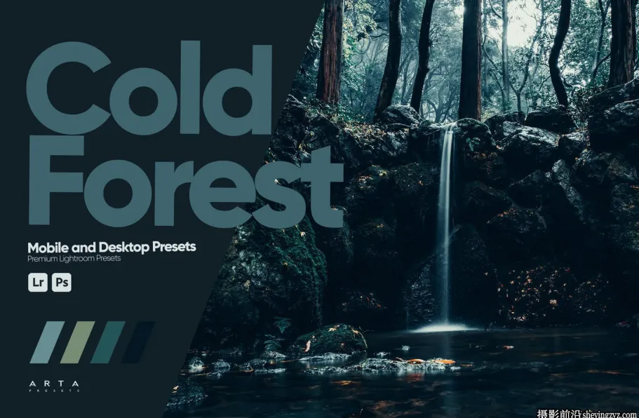 黑暗森林旅拍风光调色lr预设手机预设Cold Forest Lightroom Presets