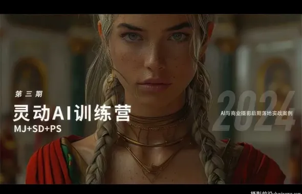 刘杨灵动2024年AI结合摄影训练营第三期 MJ+SD+PS中文课...