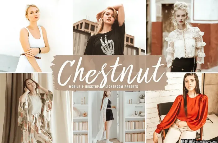 栗色米色奶油人像调色Lightroom预设 Chestnut Lightroom Presets