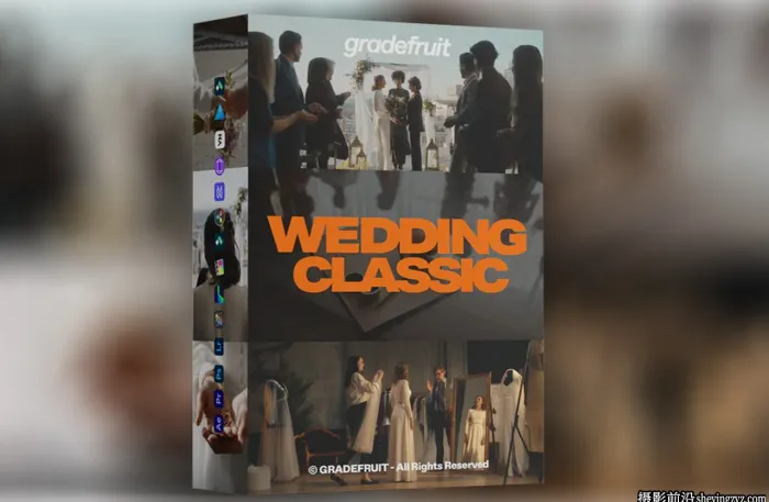 GradeFruit - 16种经典婚礼美学LUT预设和LR预设Wedding Classic LUT