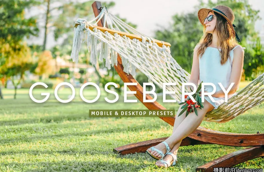 自然光人像调色LR预设手机lr预设 Gooseberry Pro Lightroom Presets