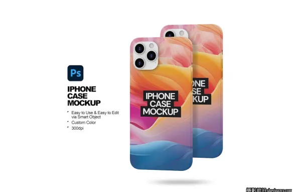 Iphone外壳样机,手机壳展示样机