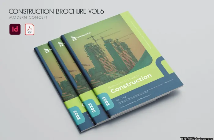 建筑施工手册InDesign模板 Vol.6