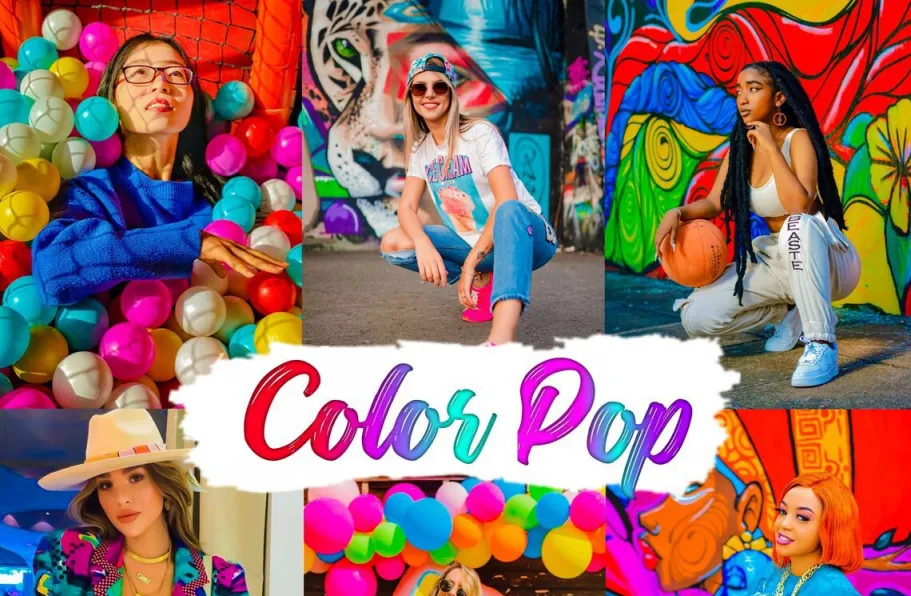 Pop流行色彩Lightroom预设 Color Pop Lightroom Presets