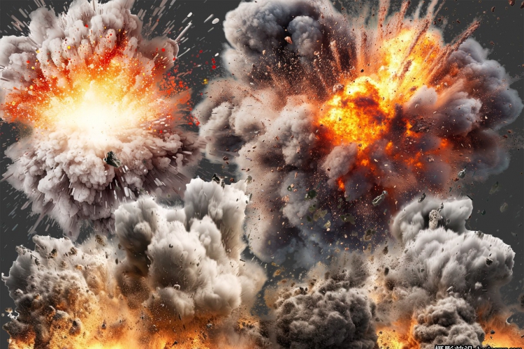 25张摧毁爆炸冲击波PNG透明免扣素材 25xPNG