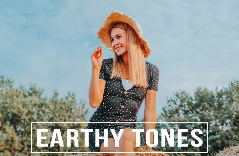 网红暖色调人像调色LR预设手机预设EARTHY TONES Lightroom Presets