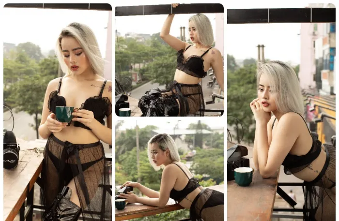 性感美女户外诱惑写真RAW原片素材,10张CR2格式原图